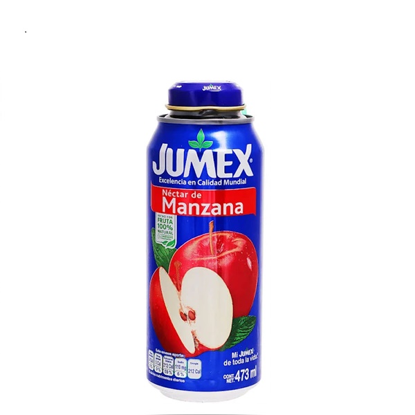 JUMEX NECTAR DE MANZANA PACK DE 24 LATAS DE 473ML.