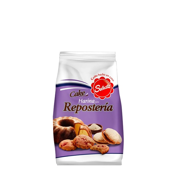 SELECTA HARINA ESPECIAL PARA REPOSTERÍA PACK DE 12 BOLSAS DE 650G