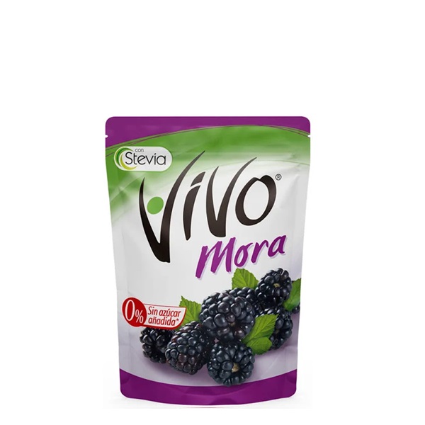 VIVO MERMELADA MORA PACK DE 20 DOYPACKS DE 200G