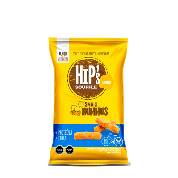 HIP’S SOUFFLE SMART HUMMUS PACK DE 9 UNIDADES DE 170G