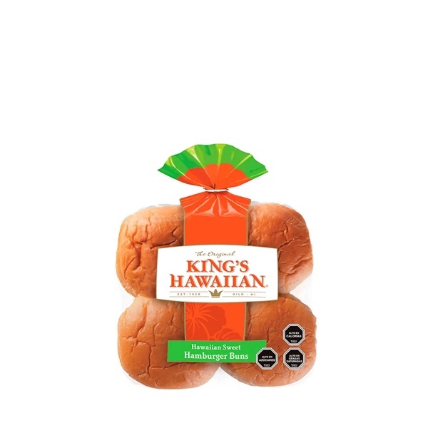KING’S HAWAIIAN PAN DE HAMBURGUESAS PACK DE 12 BOLSAS DE 363G